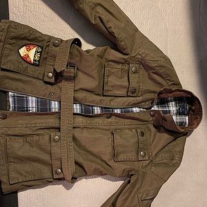 green youth Ralph lauren aviator jacket